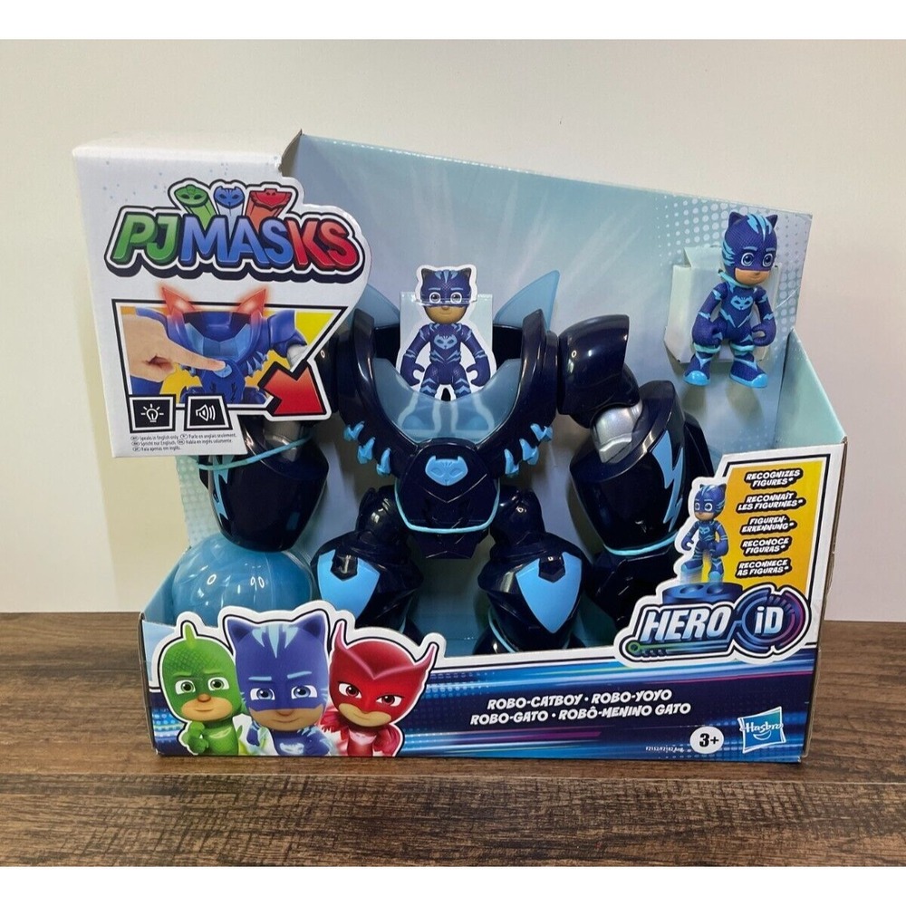 PJ Masks Robo Catboy Action Figure Robot Preschool Toy with Lights Sounds